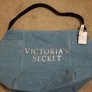 Victoria's Secret denim tote